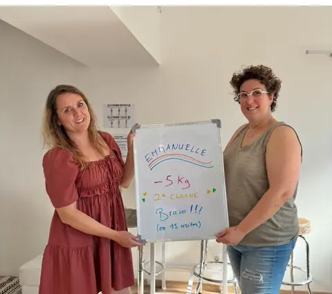 Carnac Nutrition Club, une membre et l’ardoise de son bilan