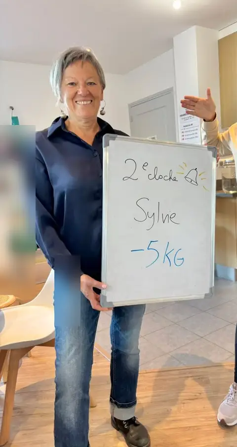 Carnac Nutrition Club, une membre et l’ardoise de son bilan